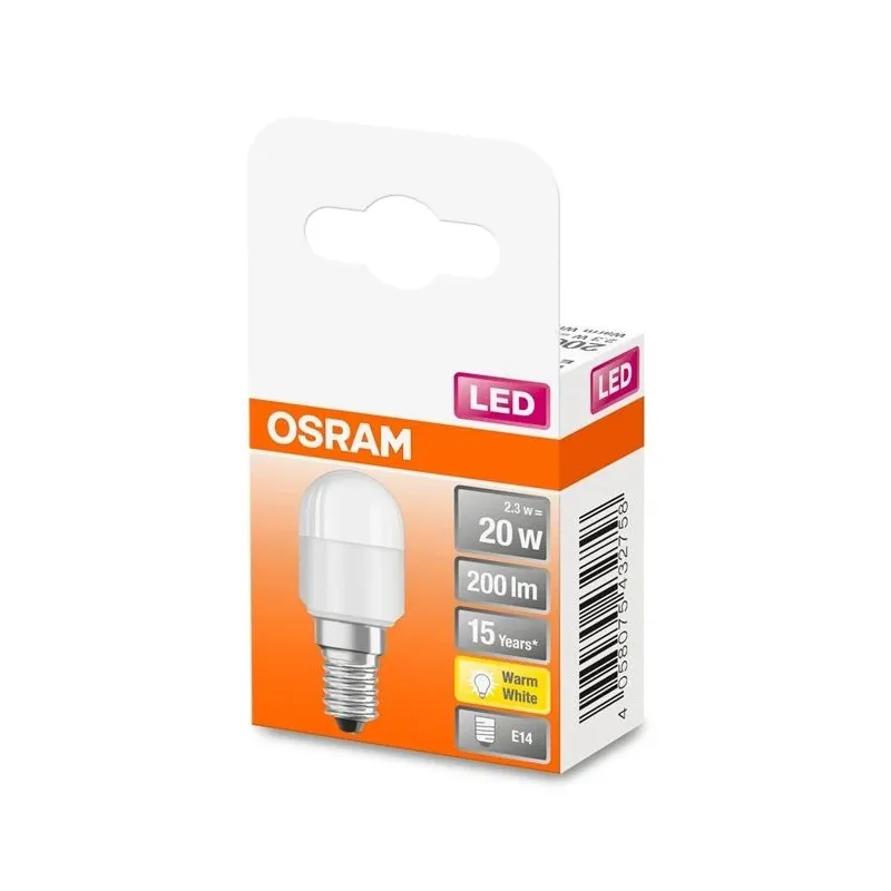 Lemputė Osram LED, T26, 2700 °K, E14, 2.3 W, 200 lm