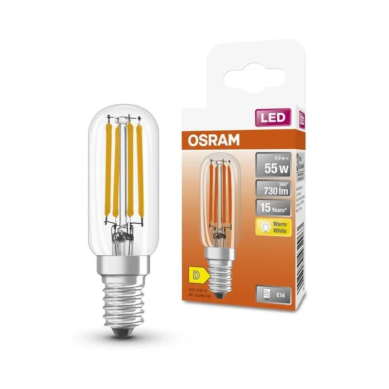 Spuldze Osram LED, T26, 2700 °K, E14, 4.9 W, 730 lm