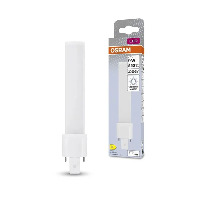 Spuldze Osram LED, S15, 4000 °K, G23, 4 W, 550 lm