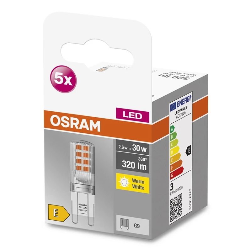 Lemputė led g9 2.9w 870 320lm