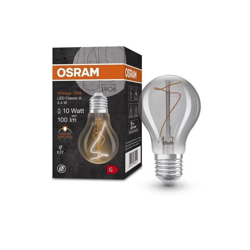 Spuldze Osram LED. A60. silti balta. E27. 3.4 W. 100 lm