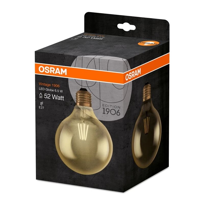 Lampa led vintage globe 7w-825 e27725lm