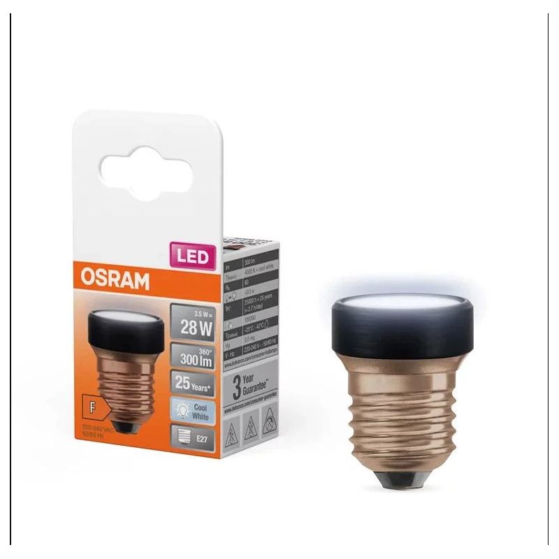 Spuldze Osram LED. balta. E27. 3.5 W. 300 lm