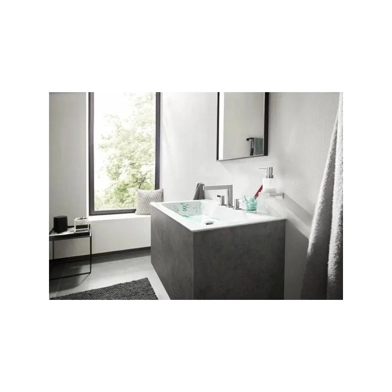 Uz sienas piestiprināmais šķidro ziepju dozators Hansgrohe AddStoris, hroma, 0.200 l