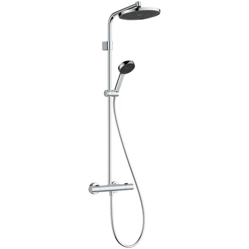 Dušas komplekts ar termostata jaucējkrānu Hansgrohe Activera S240 1 Jet, hroma