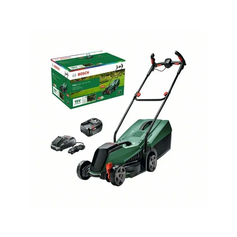Akumulatora zāles pļāvējs Bosch CityMower 18V-32, 34 cm