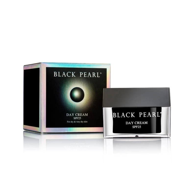 BLACK PEARL mitrinošs dienas krēms SPF25 sausai sejas ādai 50ml