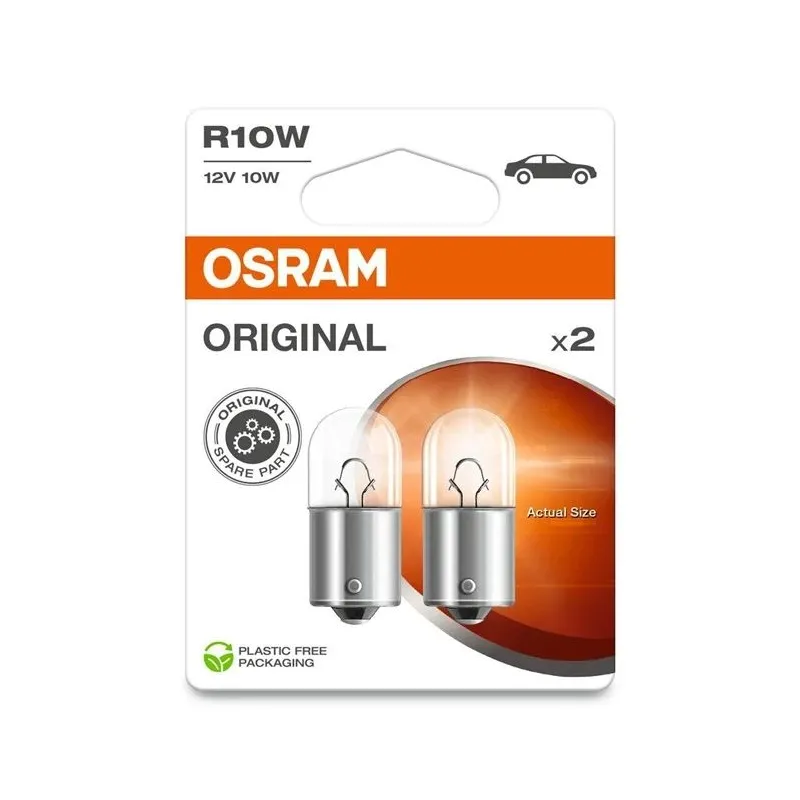 Auto spuldze Osram 5008-02B, kvēldiegu spuldze, caurspīdīga, 12 V