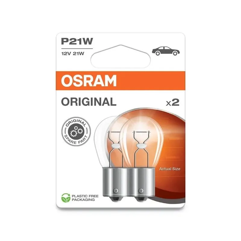Auto spuldze Osram 7506-2BL, kvēldiegu spuldze, caurspīdīga, 12 V