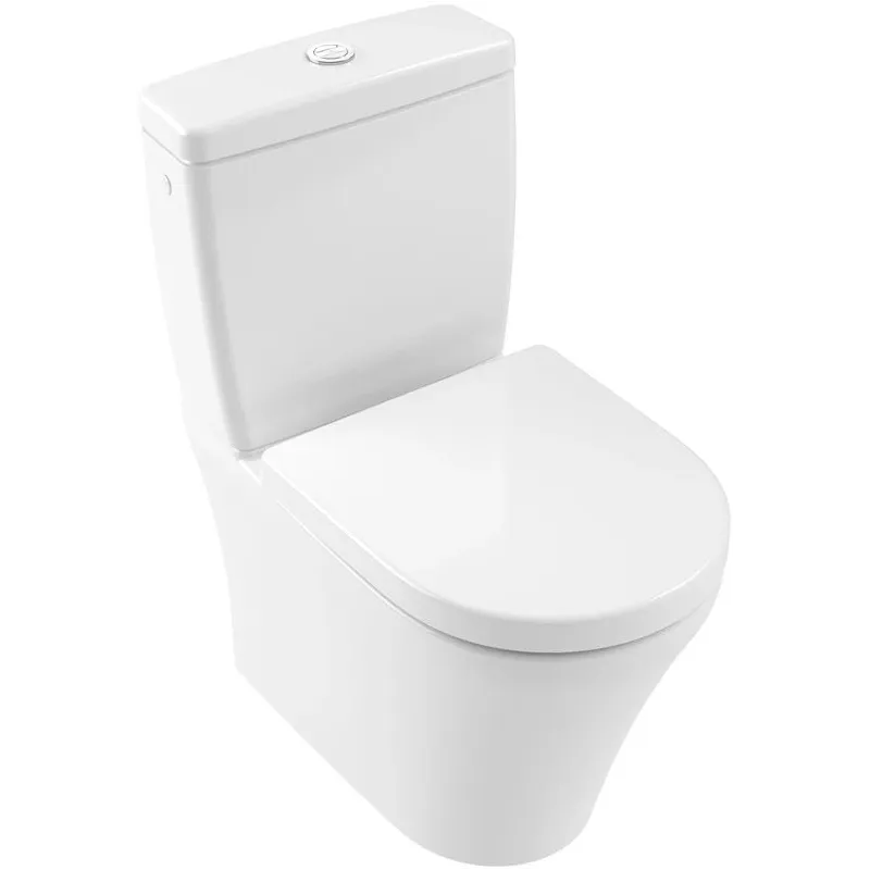 Tualete, novietojams Villeroy & Boch 4625H201, ar vāku, 360 mm x 600 mm