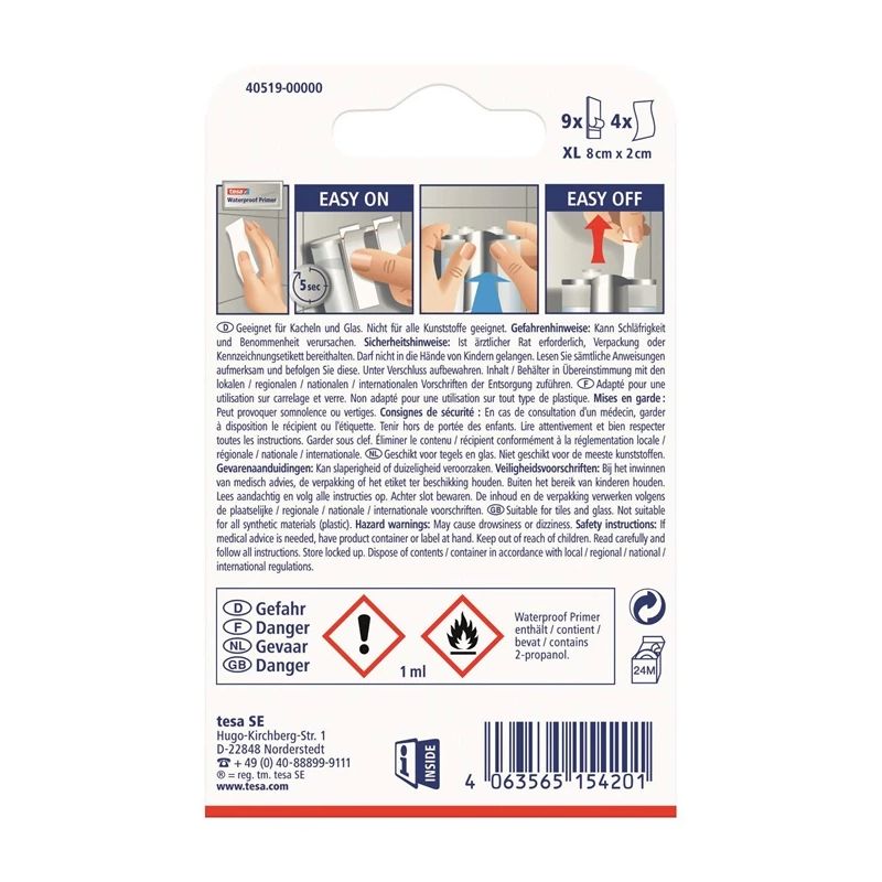 Lente divpusējā tesa 40519xl