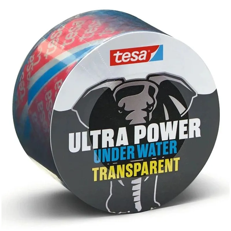 Remonta lente Tesa Ultra Power Under Water Transparent, vienpusējs, 1.5 m x 50 mm