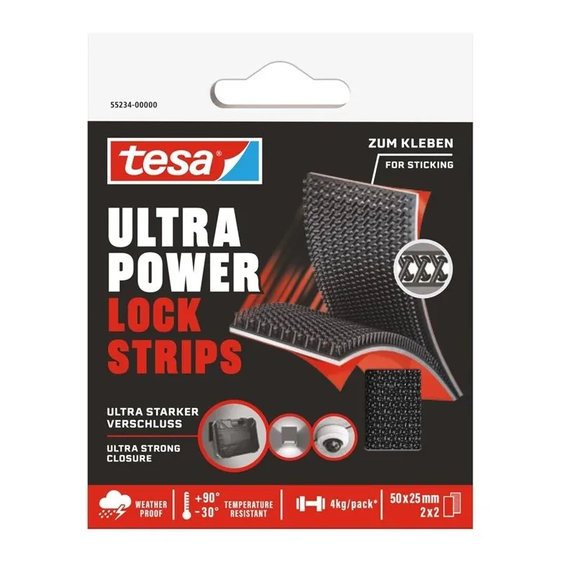 Dvipusė lipni juosta Tesa Ultra Power Lock, dvipusė, 0.05 m x 25 mm