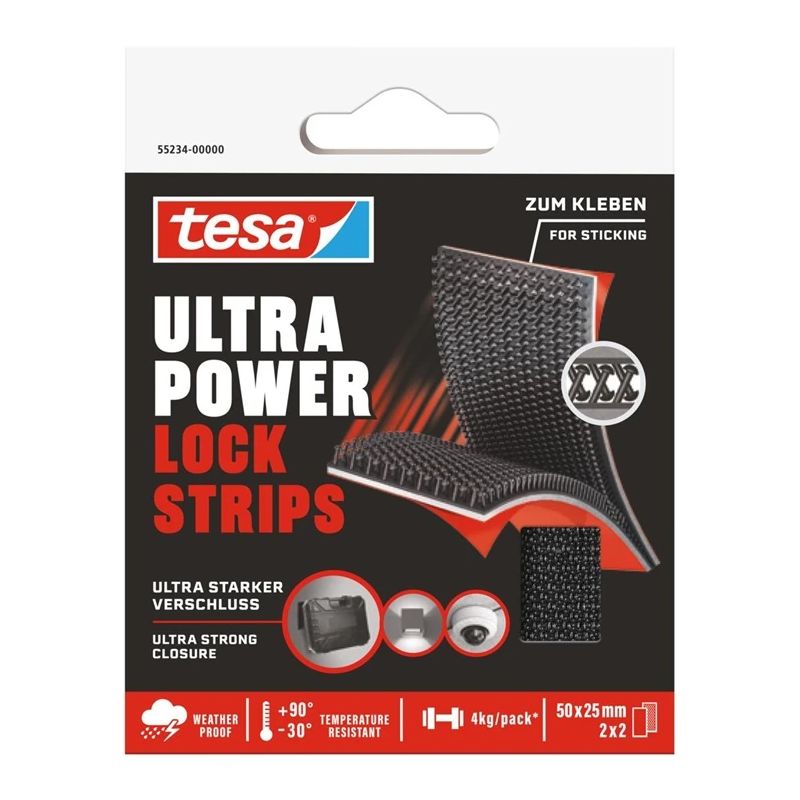 Divpusējā līmlente Tesa Ultra Power Lock. 0.05 m x 2.5 cm