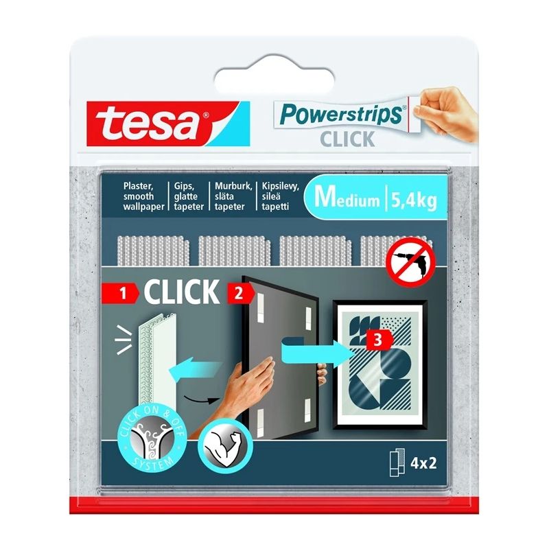 Līmlente Tesa Power-Strips 77721 Divpusējs. 0.06m x 2cm