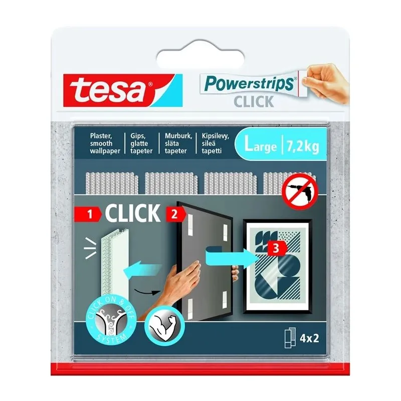 Līmlente Tesa Power-Strips 77722, divpusējs, 0.085 m x 20 mm