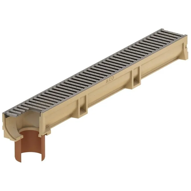 Drenāžas lūka ar DIA 110 mm cauruli. A15 Aco Euroline. 1 m