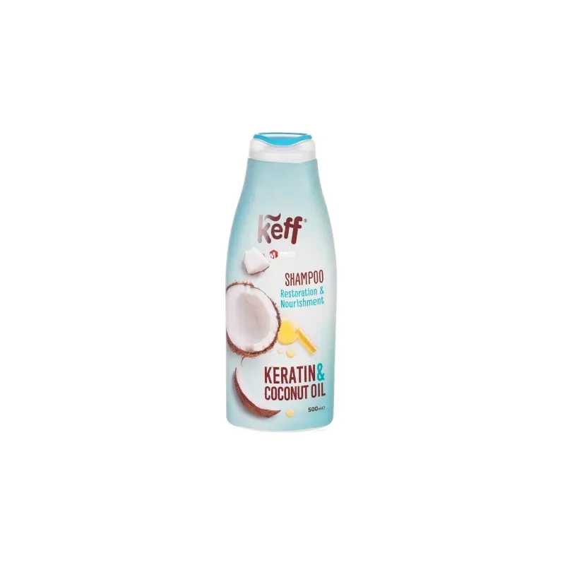 KEFF kondicionieris matiem ar keratīnu un kokosriekstu eļļu 500ml