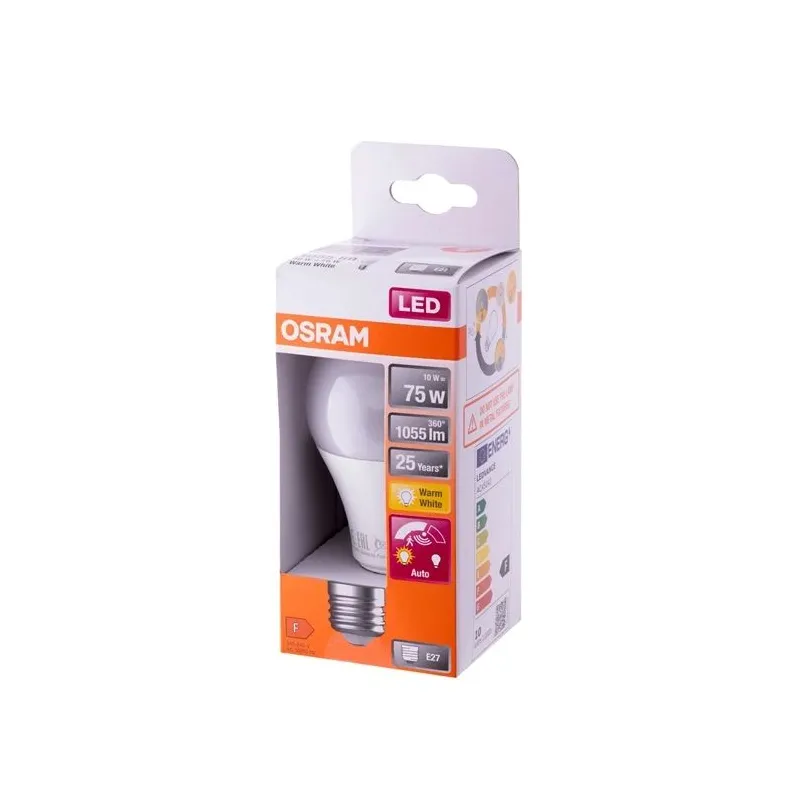 Lemputė Osram LED, A75, 2700 °K, E27, 10 W, 1055 lm