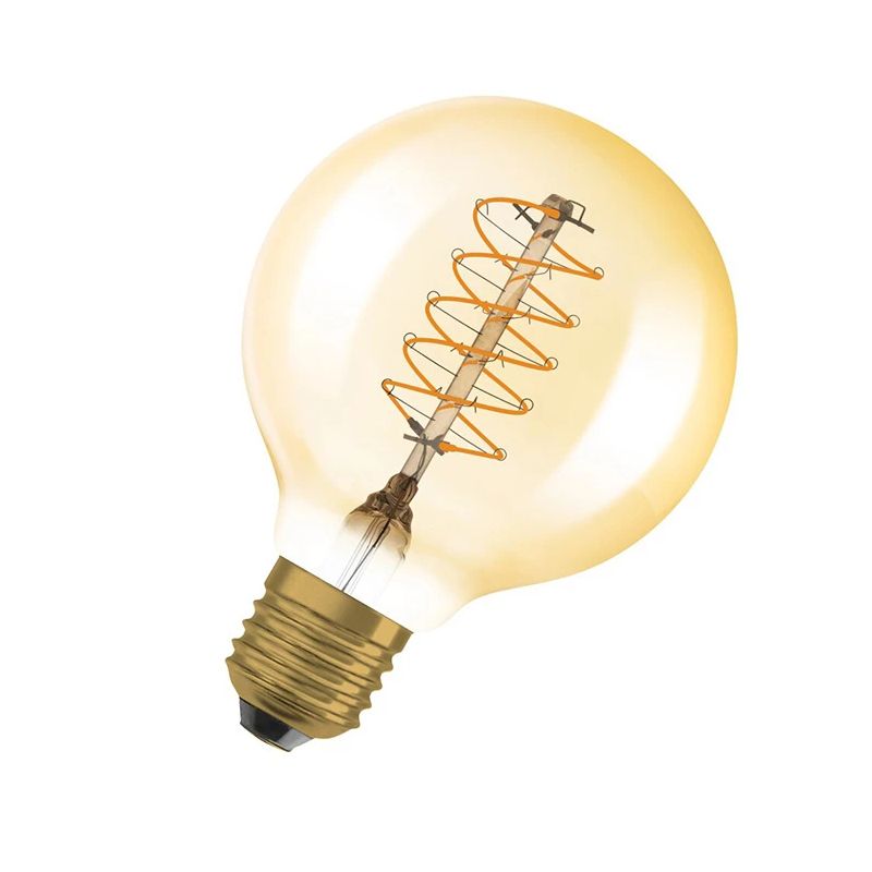 Bulb led dim g80 e27 7w 822 600lm amb