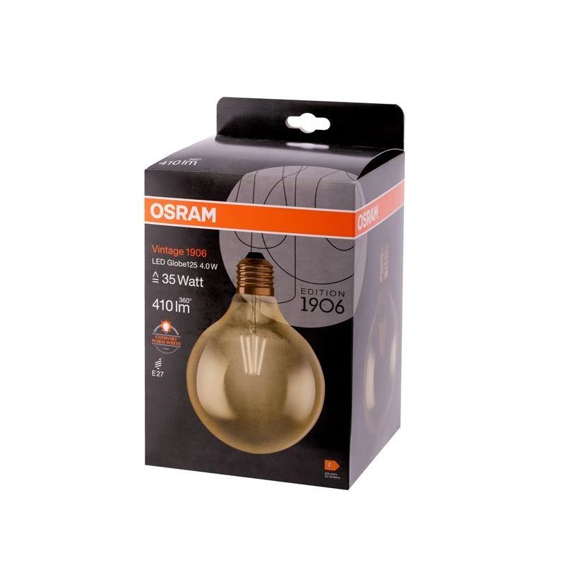 Spuldze Osram LED. P45. neitrāli balta. E27. 4 W. 410 lm