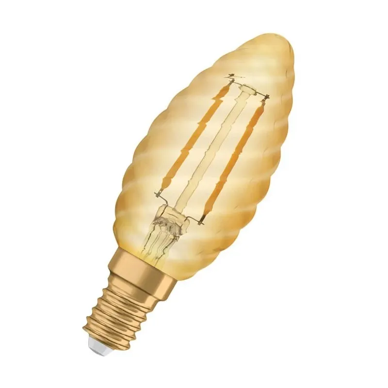 Lemputė Osram LED, C35, 2400 °K, E14, 1.5 W, 120 lm
