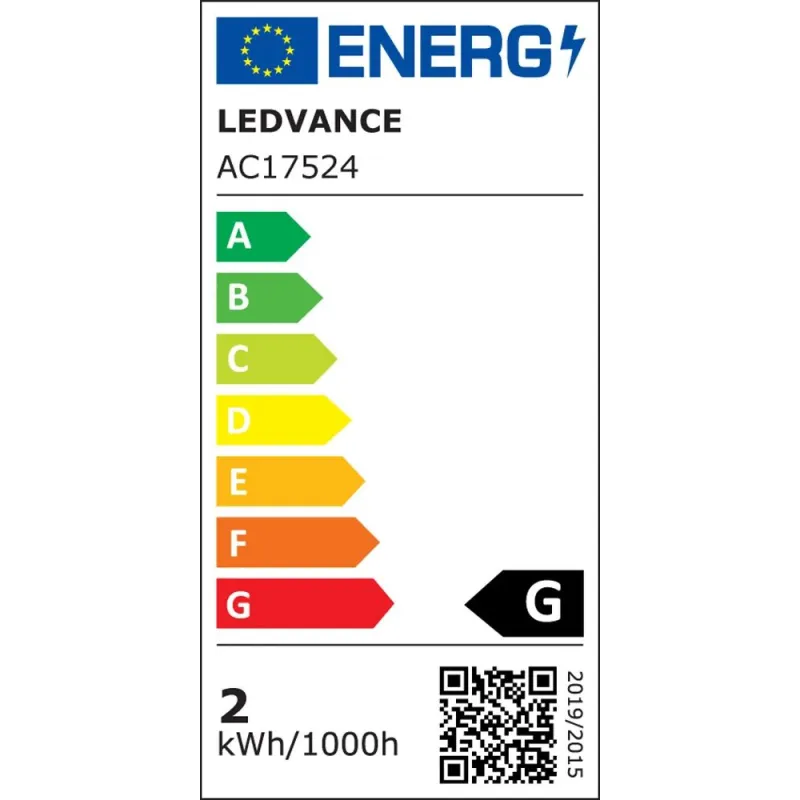 Lemputė Osram LED, C35, 2400 °K, E14, 1.5 W, 120 lm
