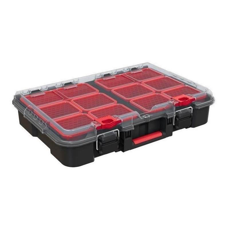 Tööriistakast Keter STACK N ROLL, 51.5 cm x 34.5 cm x 11.5 cm, must v.-punane v.