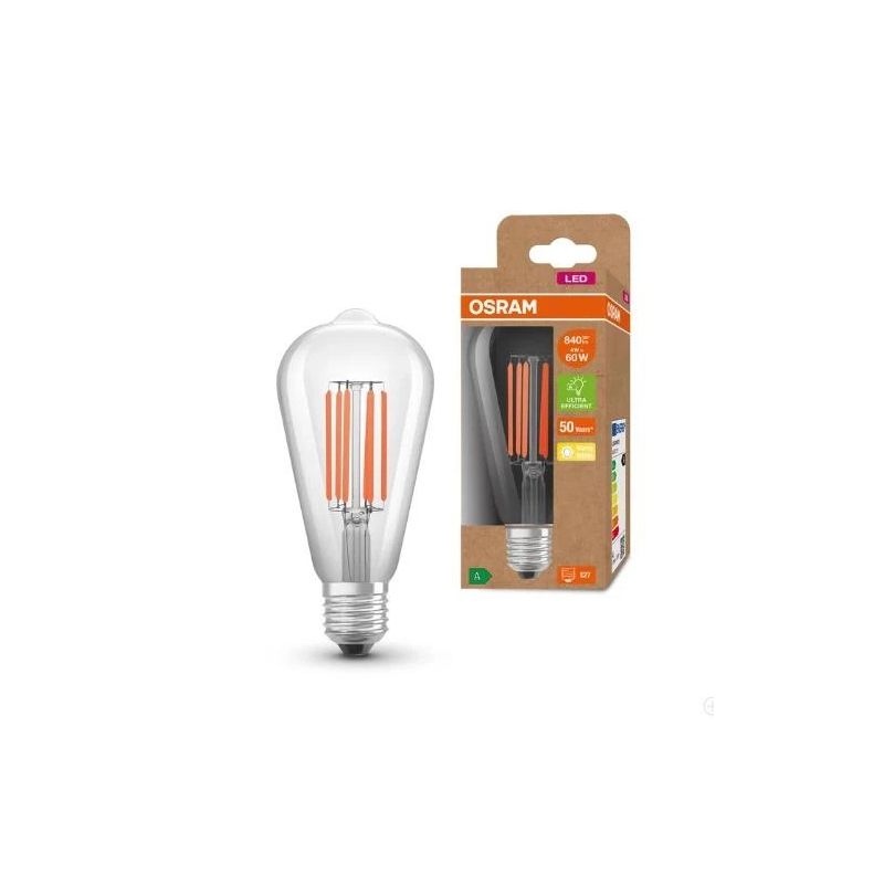 Spuldze Osram LED. ST64. 3000 °K. E27. 4 W. 806 lm
