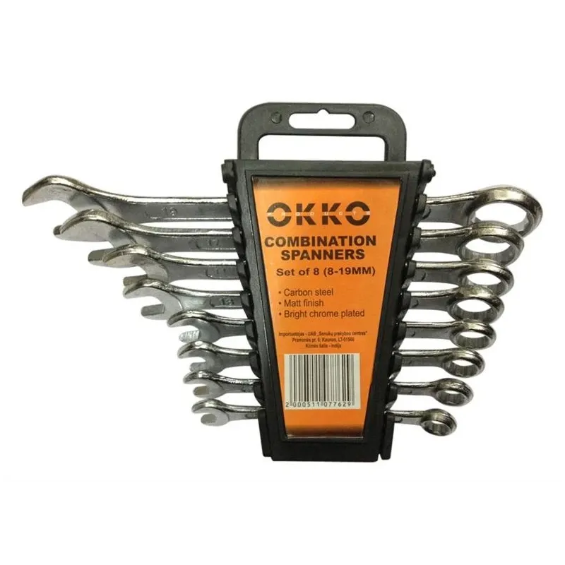 Kombinēto uzgriežņu atslēgu komplekts Okko, 8 - 19 mm