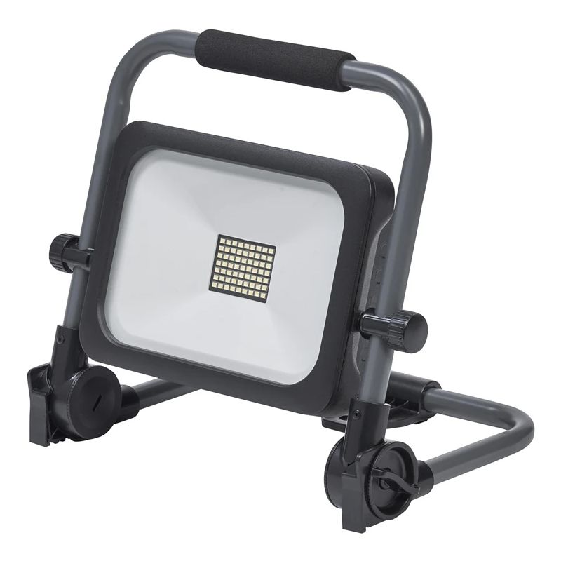 Prožektors 30 W. 3000 lm. 6500 °K. IP54. melna