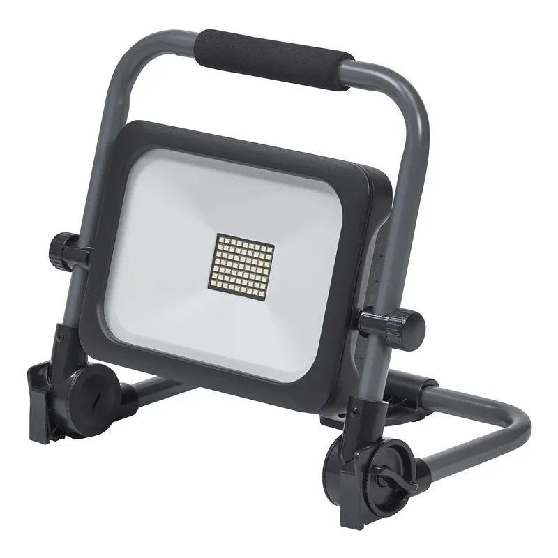 Prožektors 30 W. 3000 lm. 6500 °K. IP54. melna