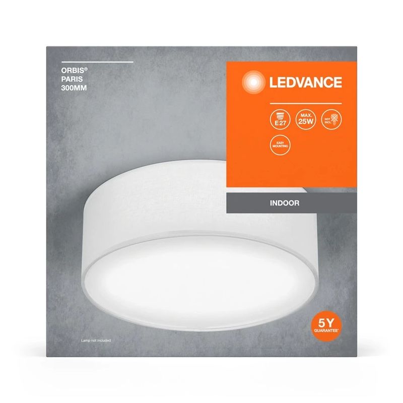 Plafonlampa ledvance orbis paris e27 b