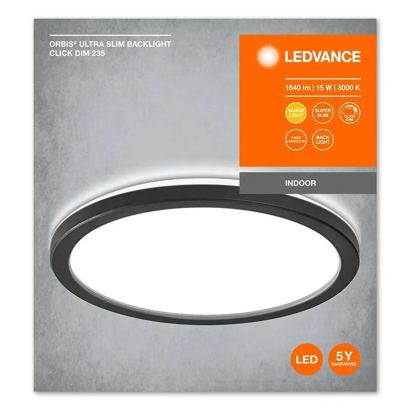Lampa plafons Ledvance-Osram Orbis Ultra Slim Clickdim, 15 W, LED, 3000 °K