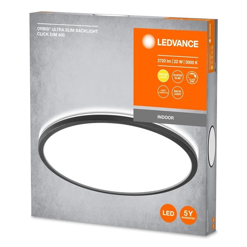 Lampa plafons Ledvance ORBIS ULTRA SLIM CLICKDIM. 22 W