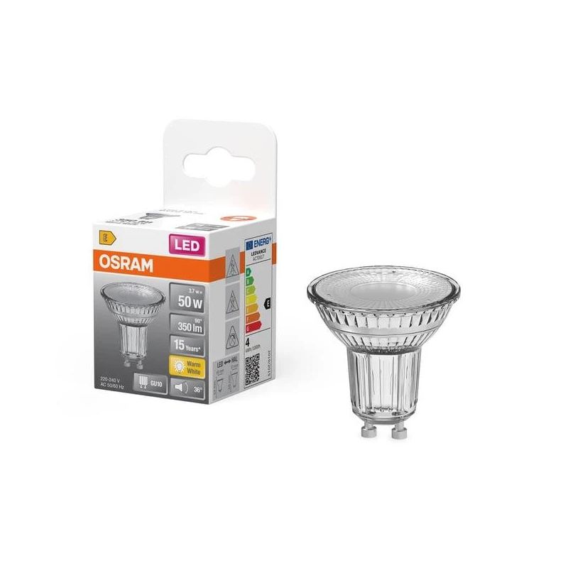 Spuldze led par16 3.7w gu10 2700k 350lm