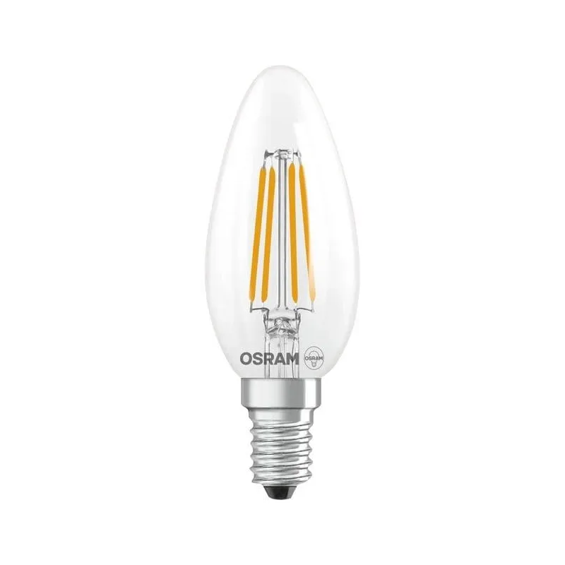 Spuldze Osram LED, B35, 2700 °K, E14, 3.4 W, 470 lm