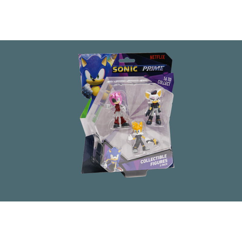 SONIC Figūriņas 3-paka, 6,5 cm