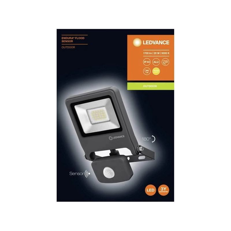 Āra LED prožektors SEN 20W IP44 1800LM