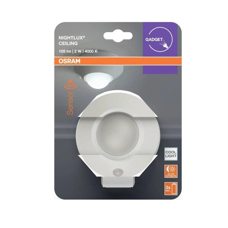 Gaismeklis ledvance nightlux ceiling. led. 3xaa