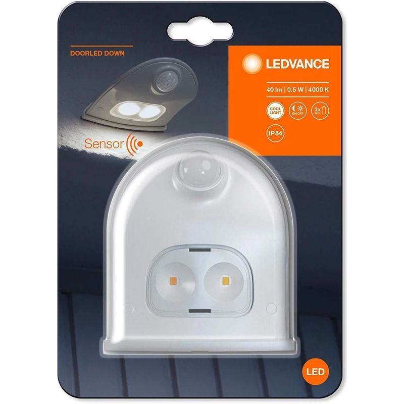 Gaismeklis Ledvance Doorled Down. LED. 0.5W. 4000K. 3xAA