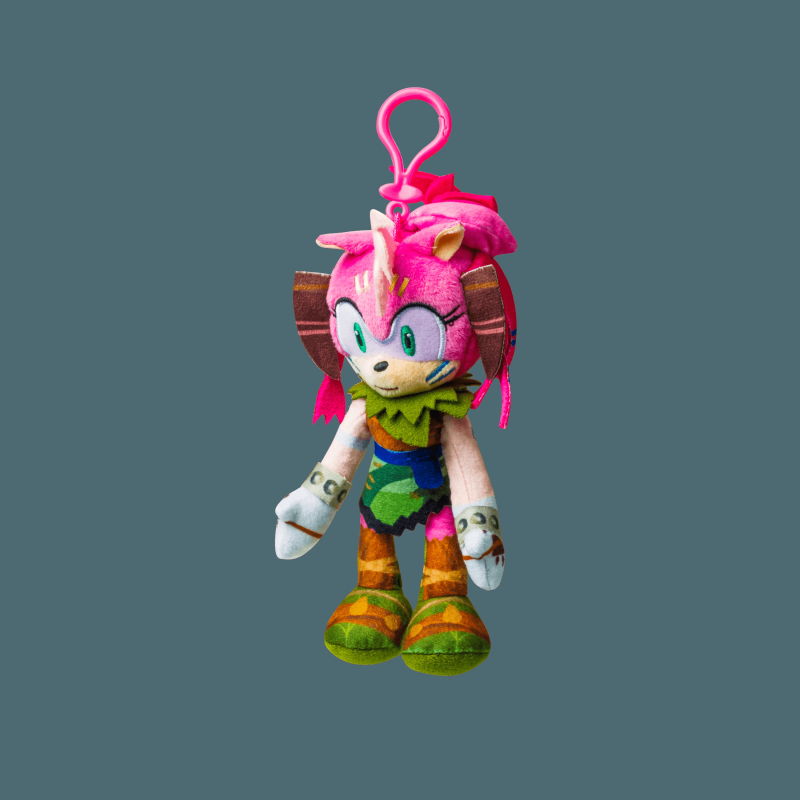 SONIC Piespraužama plīša rotaļlieta, 15 cm