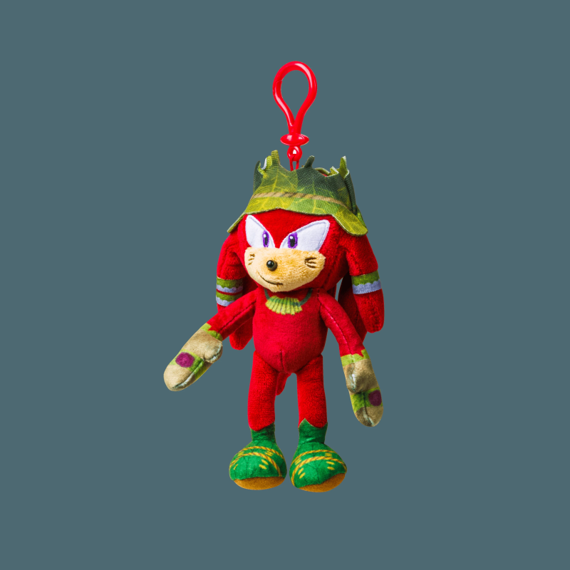 SONIC Piespraužama plīša rotaļlieta, 15 cm