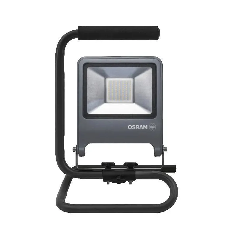 Prožektors bez kustības sensora, pārvietojams Osram, 50 W, 5000 lm, 4000 °K, IP65, pelēka