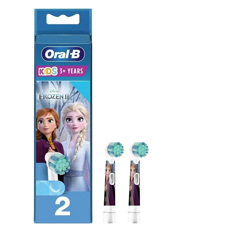 Elektrinio dantų šepetėlio antgalis Oral-B EB10-2 Frozen Assorted, ,spalva-dizainas parenkami atsitiktine tvarka,, 2 vnt.