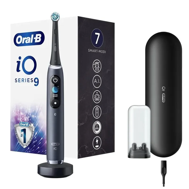 Elektriskā zobu birste Oral-B iO9 Black Onyx, melna