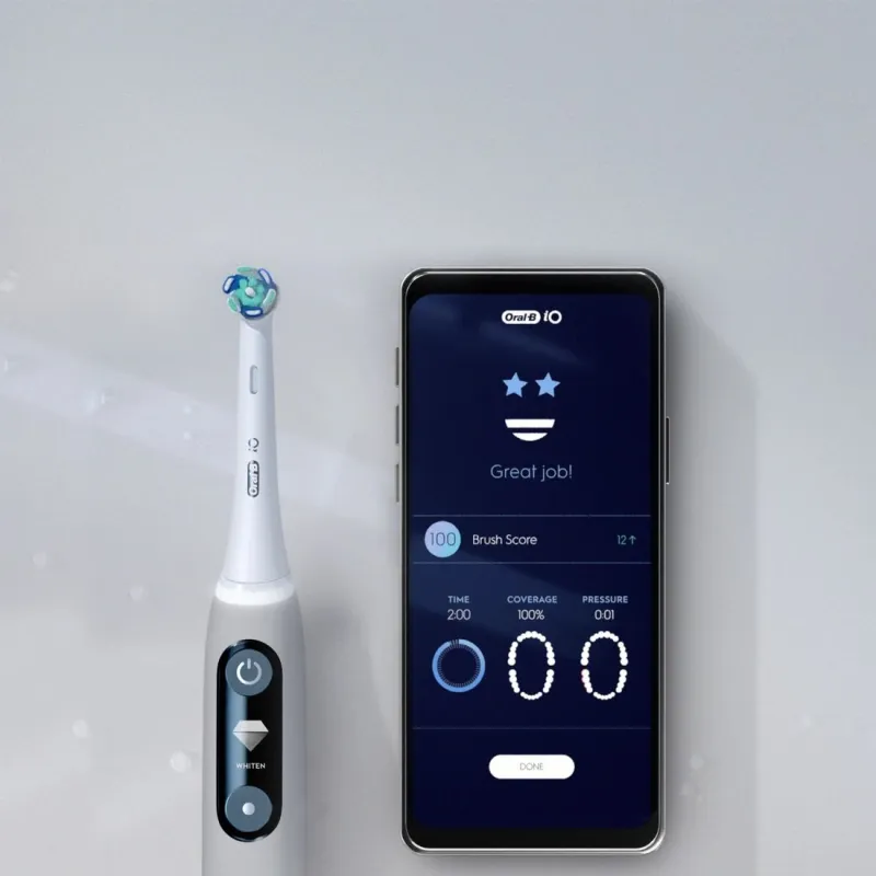 Elektrinis dantų šepetėlis Oral-B iO9 Black Onyx, juoda sp.