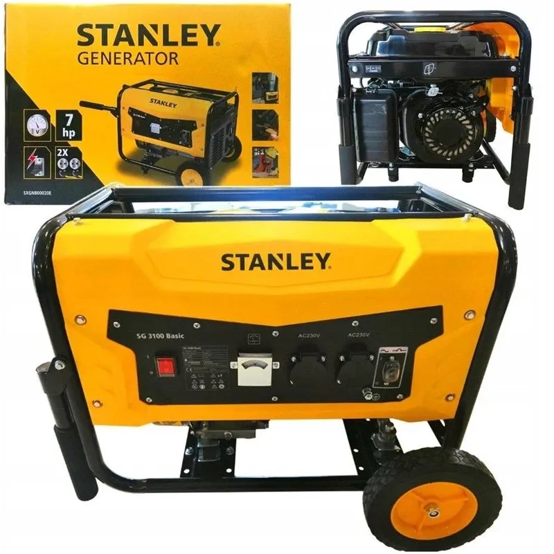 Ģenerators ar benzīna dzinēju Stanley SG 5600, 5000 W