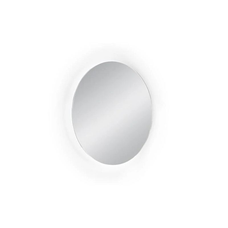 Apaļš spogulis luna 60 cm ar led