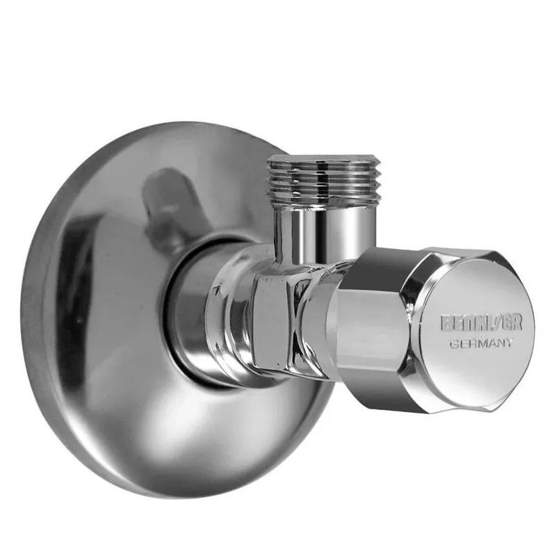 Ventilis Benkiser, stūra, ūdensvadam, 3-8 collas – ārējā vītne, 1-2 collas – ārējā vītne